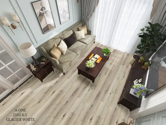 Glacier White LVP 6.5mm Sold by box 30.33sf/bx
