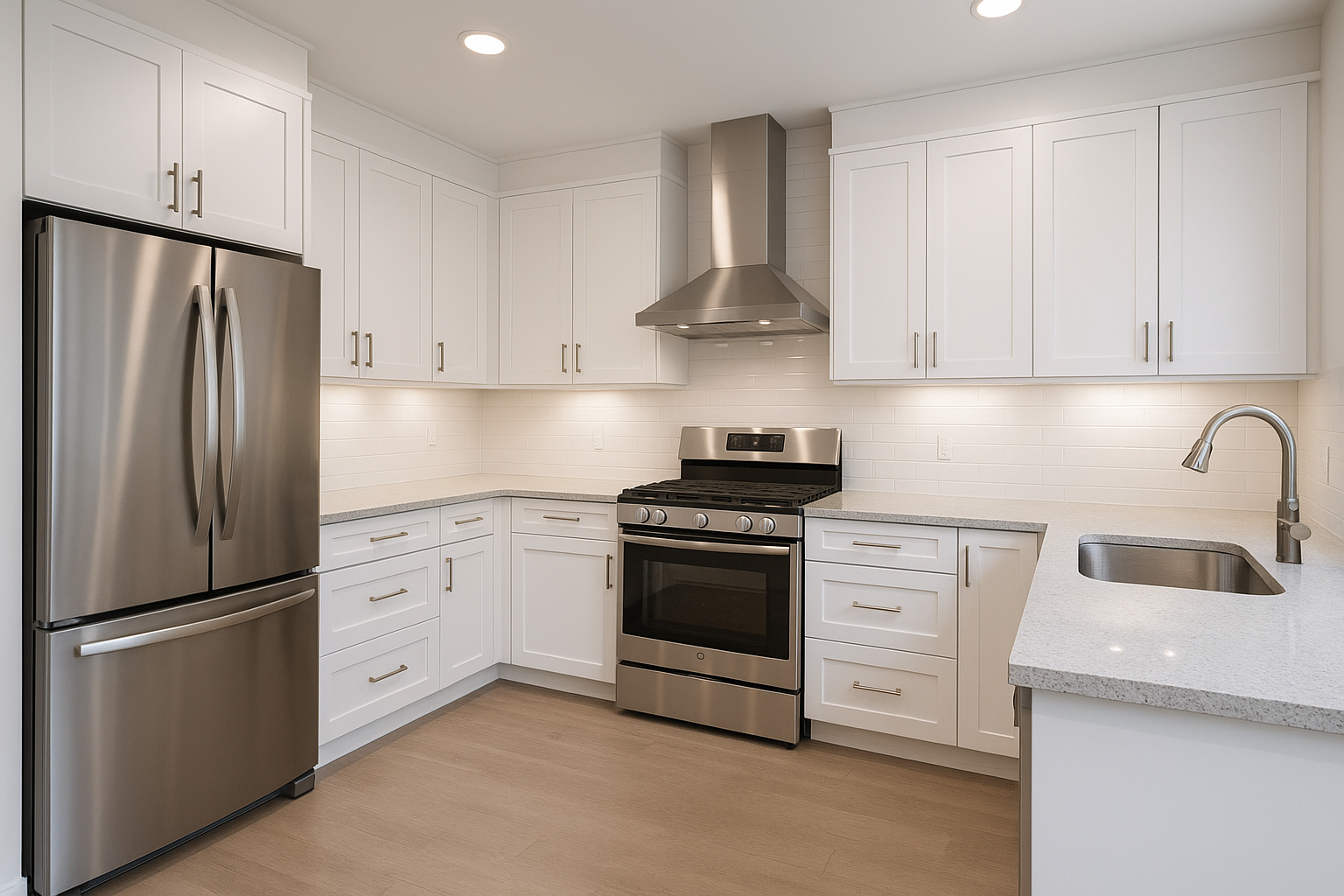 new cabinets for kitchen white shaker